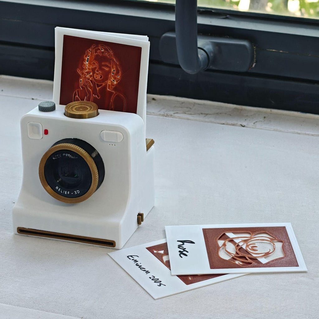 3D-printed Coffee Latte Art Camera
