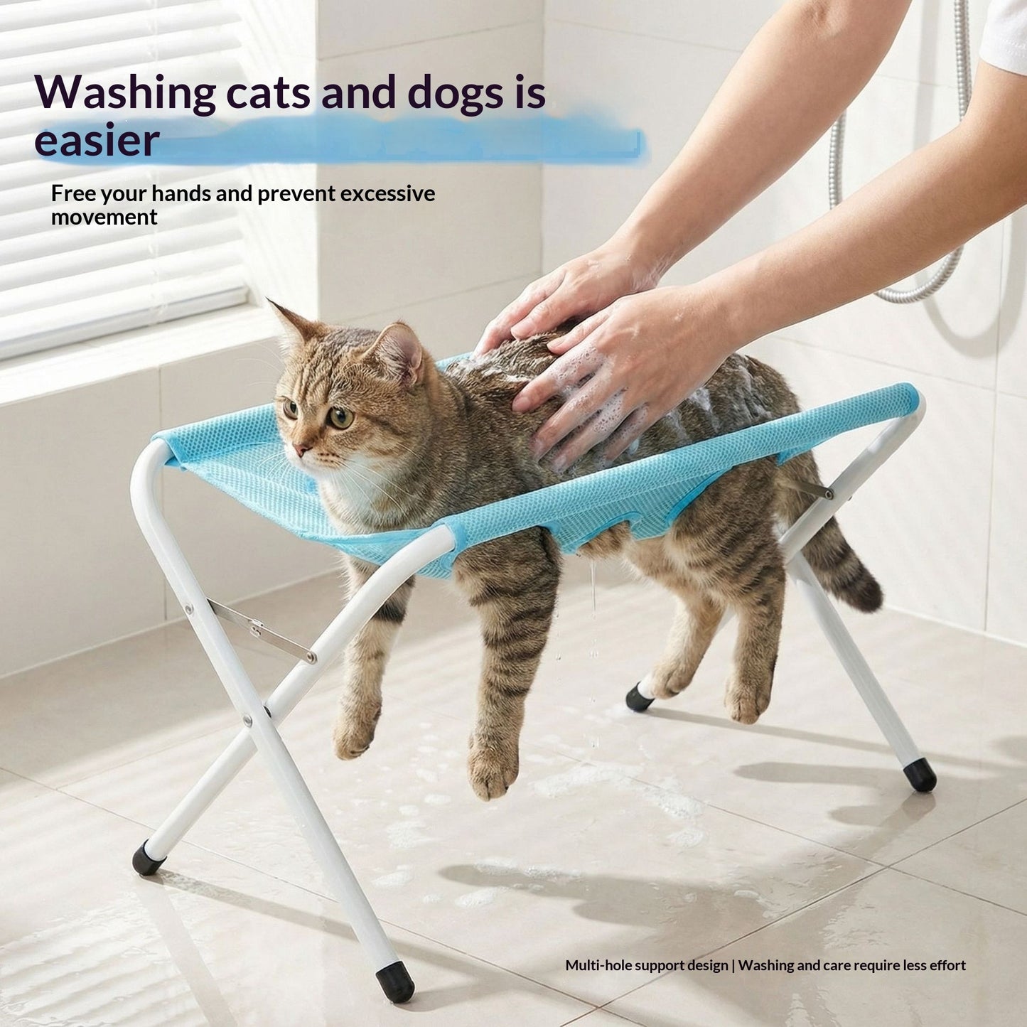 Foldable Pet Bathing Hammock