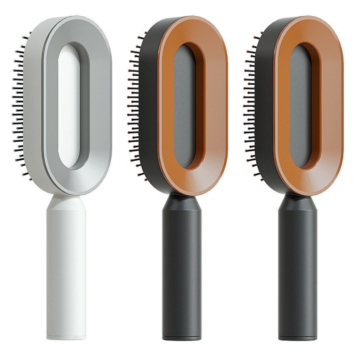 Self-Cleaning Hair Brush with Airbag Massage Scalp Comb