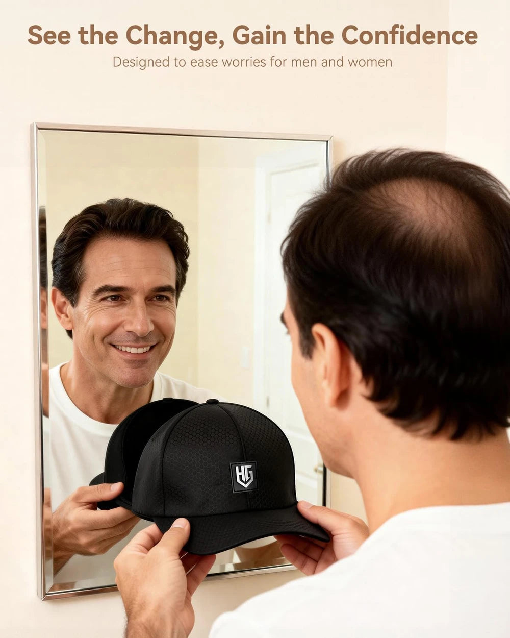 Cordless Red Light Therapy Baseball Hat