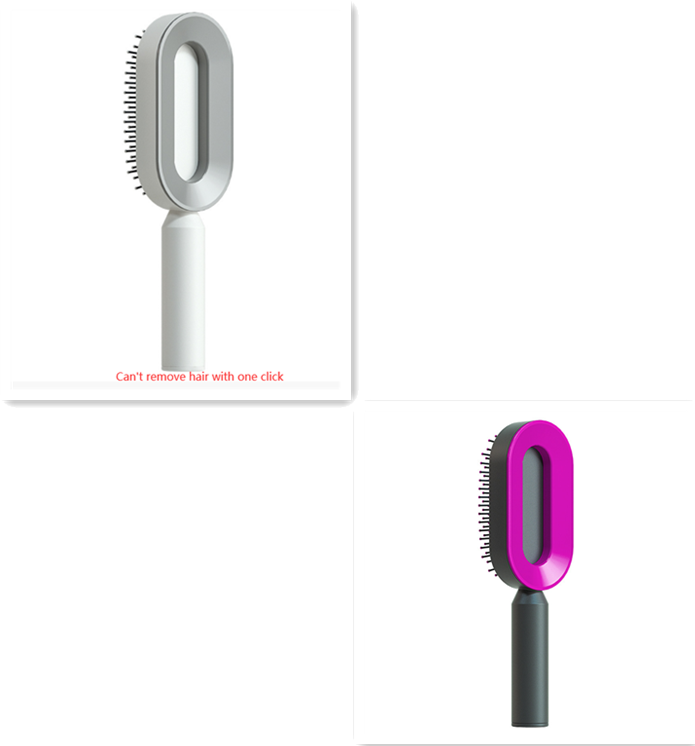 Self-Cleaning Hair Brush with Airbag Massage Scalp Comb