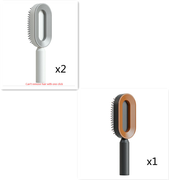Self-Cleaning Hair Brush with Airbag Massage Scalp Comb