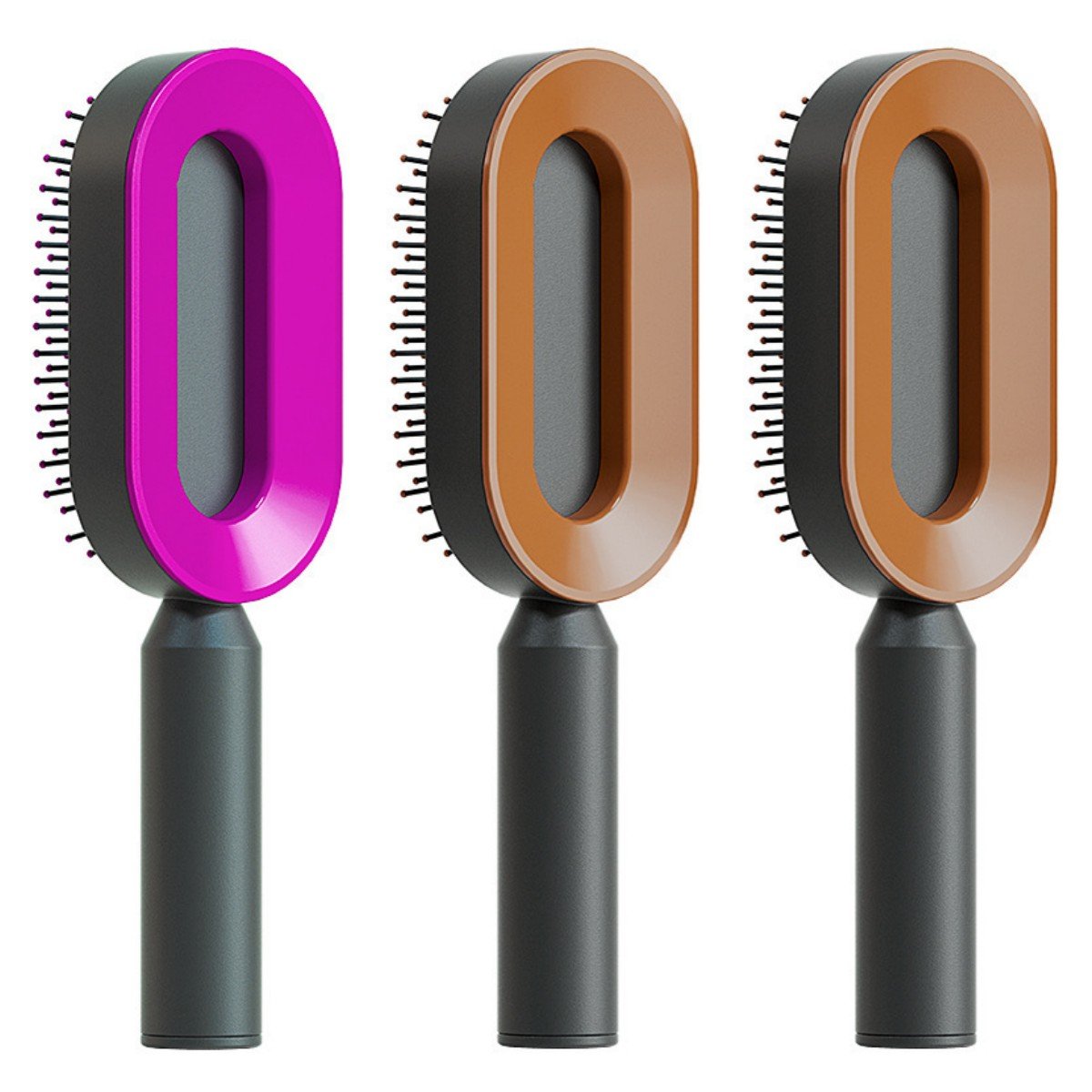 Self-Cleaning Hair Brush with Airbag Massage Scalp Comb