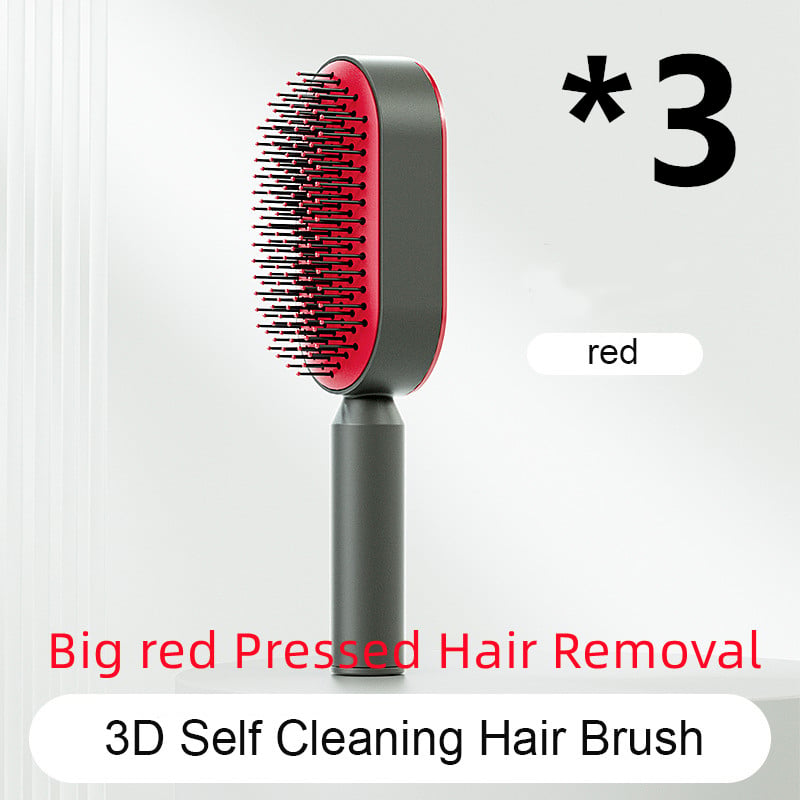 Self-Cleaning Hair Brush with Airbag Massage Scalp Comb