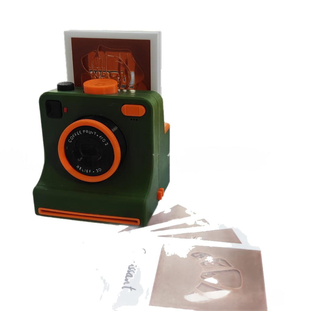 3D-printed Coffee Latte Art Camera