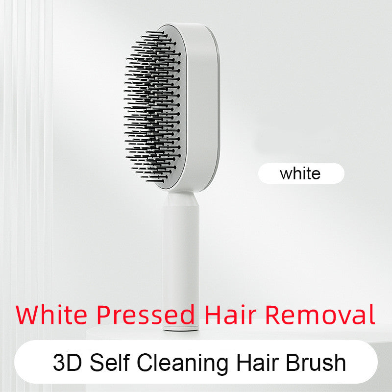 Self-Cleaning Hair Brush with Airbag Massage Scalp Comb