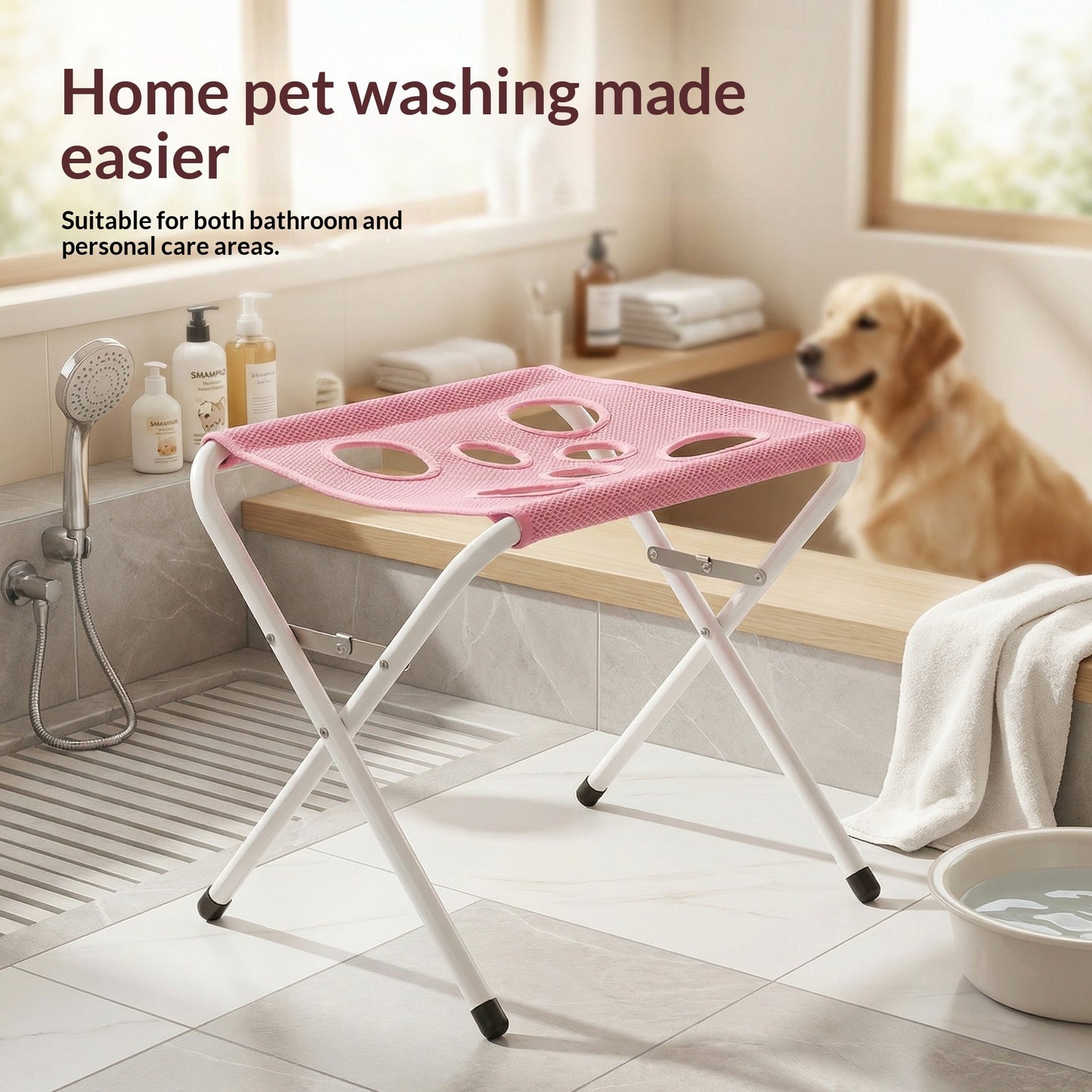Foldable Pet Bathing Hammock