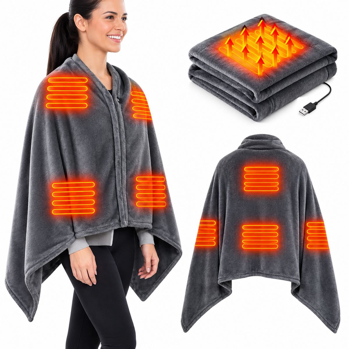 Heated Wearable Blanket