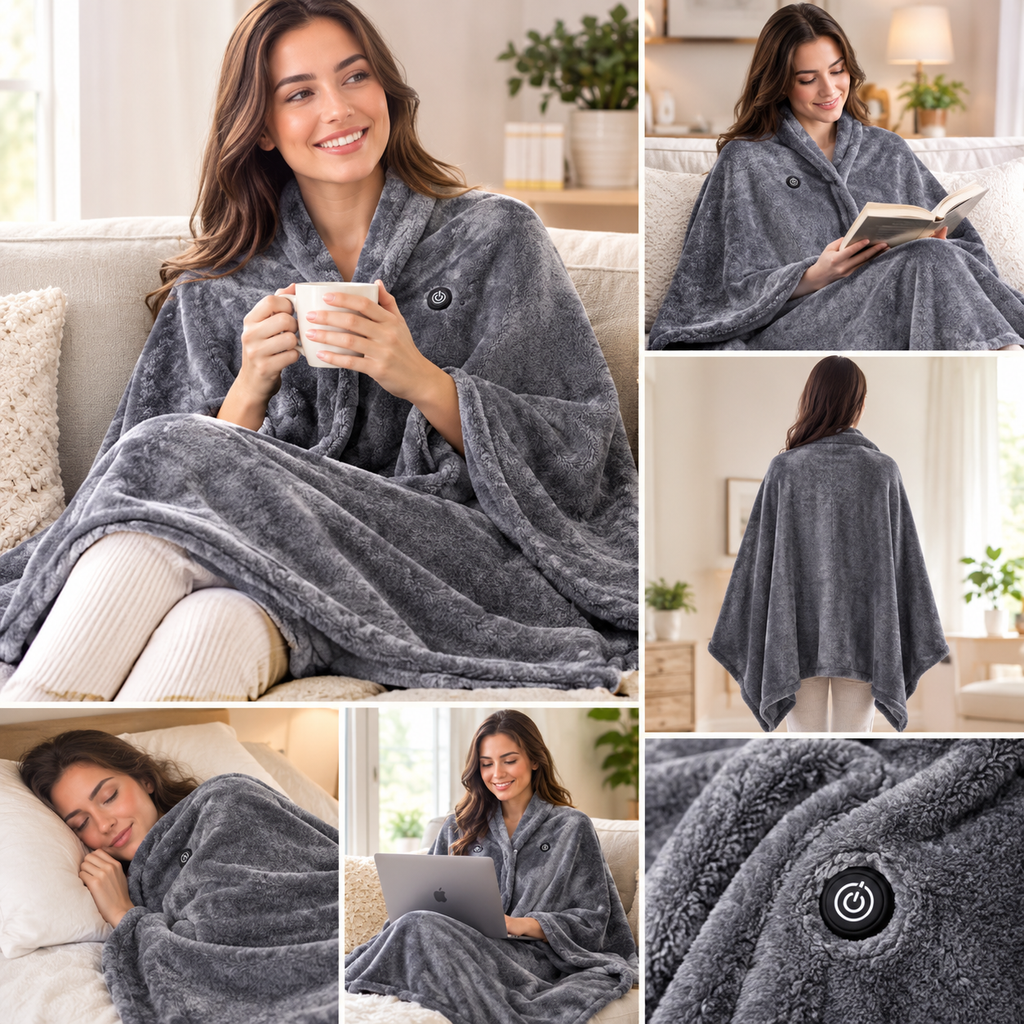Heated Wearable Blanket