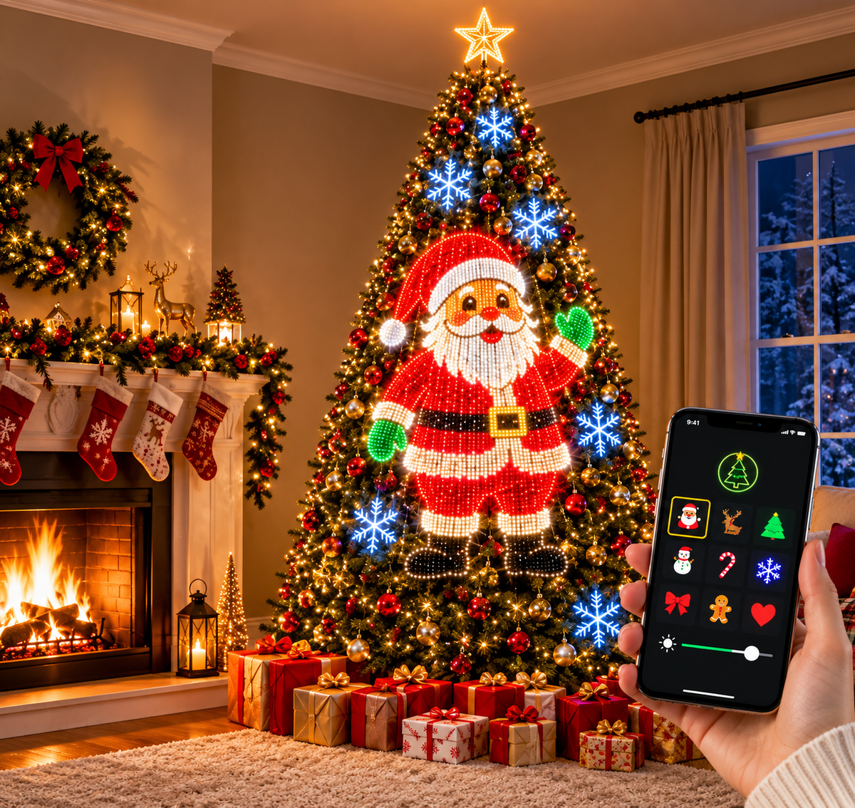 S&D™ ChristmasGlow Smart Lights
