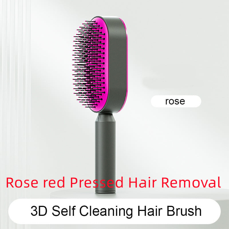 Self-Cleaning Hair Brush with Airbag Massage Scalp Comb