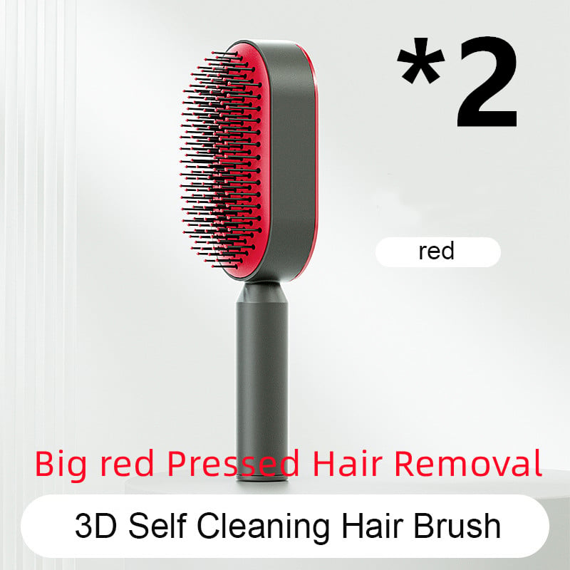 Self-Cleaning Hair Brush with Airbag Massage Scalp Comb