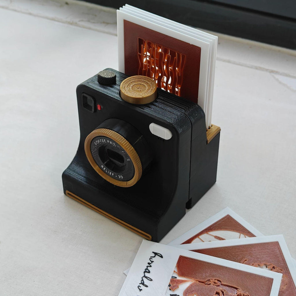 3D-printed Coffee Latte Art Camera