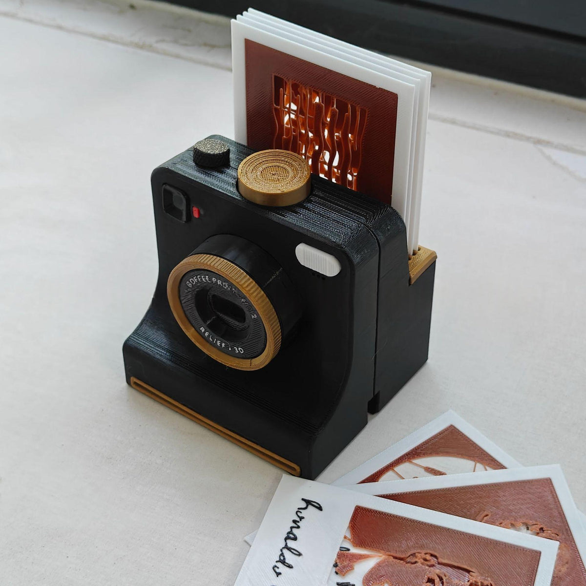 3D-printed Coffee Latte Art Camera