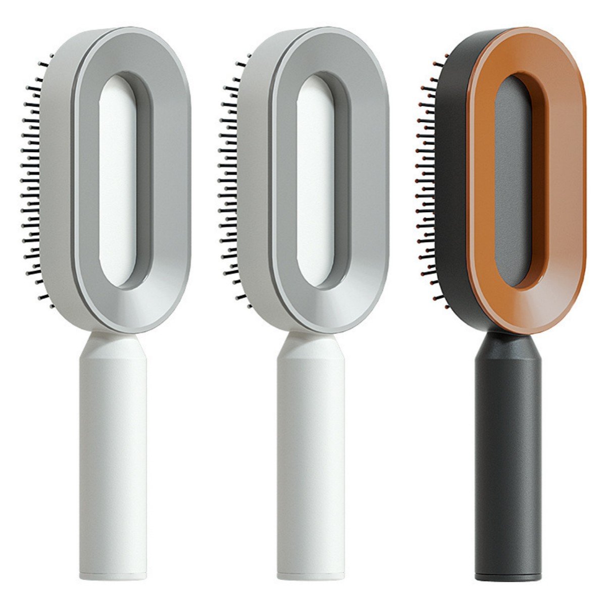 Self-Cleaning Hair Brush with Airbag Massage Scalp Comb