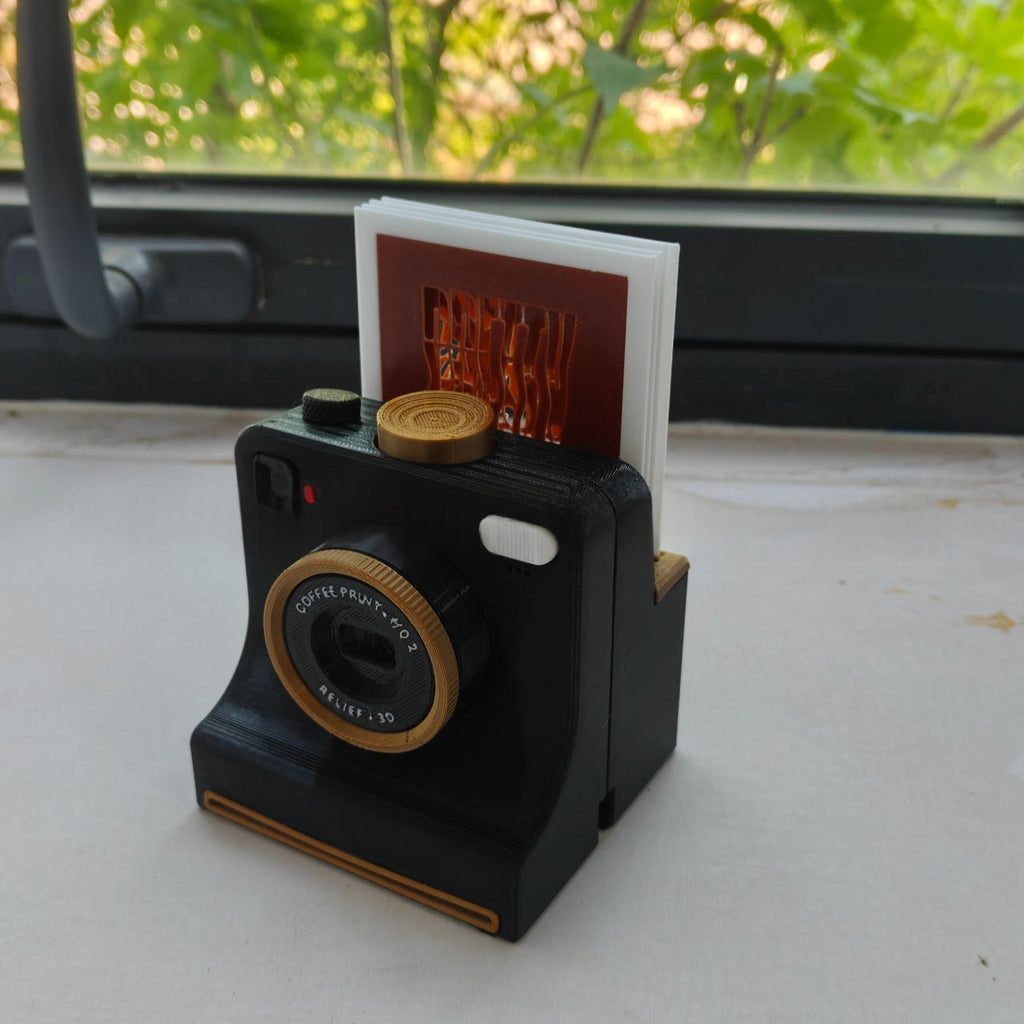 3D-printed Coffee Latte Art Camera