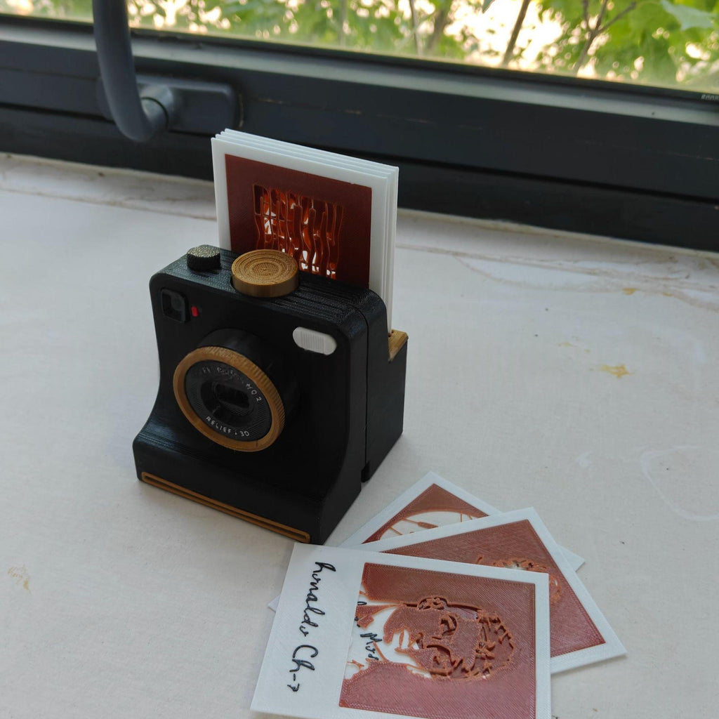 3D-printed Coffee Latte Art Camera